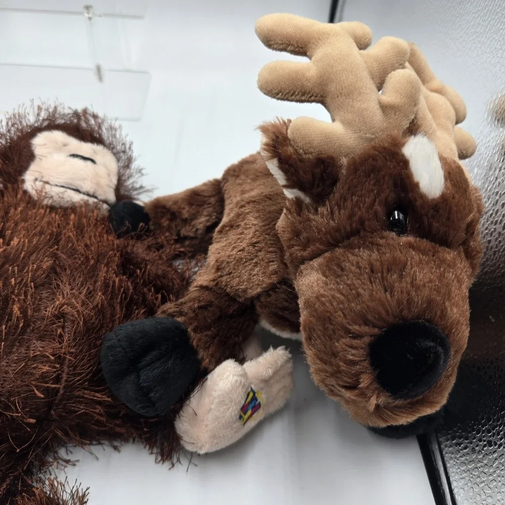 Ganz Webkinz Retired Lot Pig Moose Monkey Lion Stuffed Plush 8